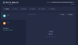 Theta Web Wallet available now