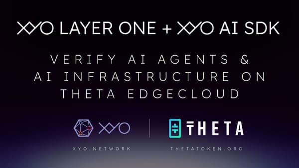 Theta Labs and XYO Launch Independent Verification Layer for AI Agents on EdgeCloud